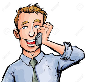 man on the phone